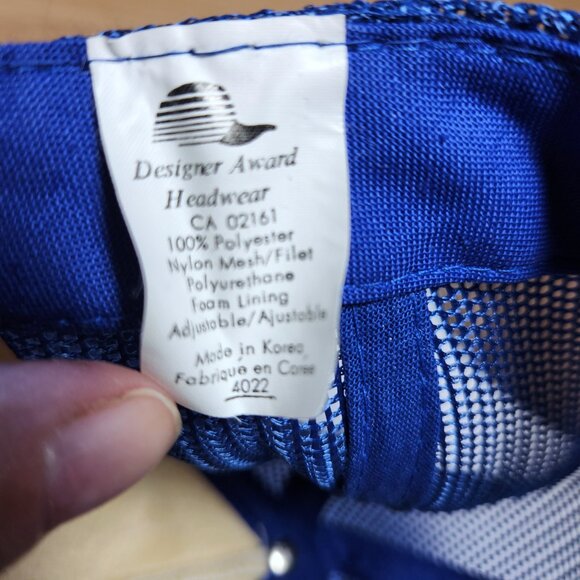 Truckers Hat Cap Vintage PAYLE$$ Payless GAS Snapback Men's Blue and White - Picture 10 of 10